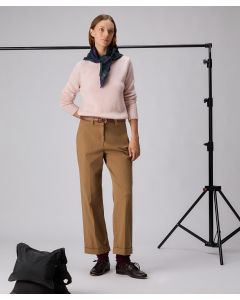 Pantaloni in gabardina stretch