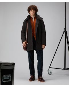 Cappotto tecnico in tessuto riciclato