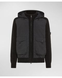 Maglia hybrid in ciniglia e nylon