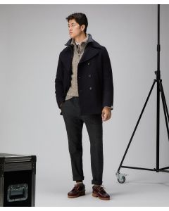 Giacca doppiopetto con pettorina staccabile