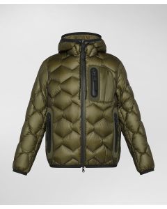 Moderno piumino con trapunta geometrica