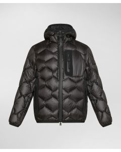 Moderno piumino con trapunta geometrica