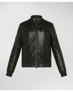 Biker in pelle imbottito