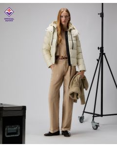 Puffer jacket in nylon lucente