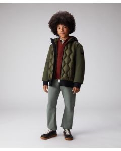 BOMBER IN RIPSTOP CON TRAPUNTA ROMBI